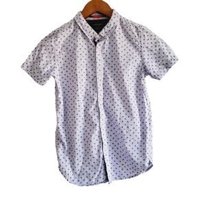 Cactus Boys 11/12 palm button down shirt